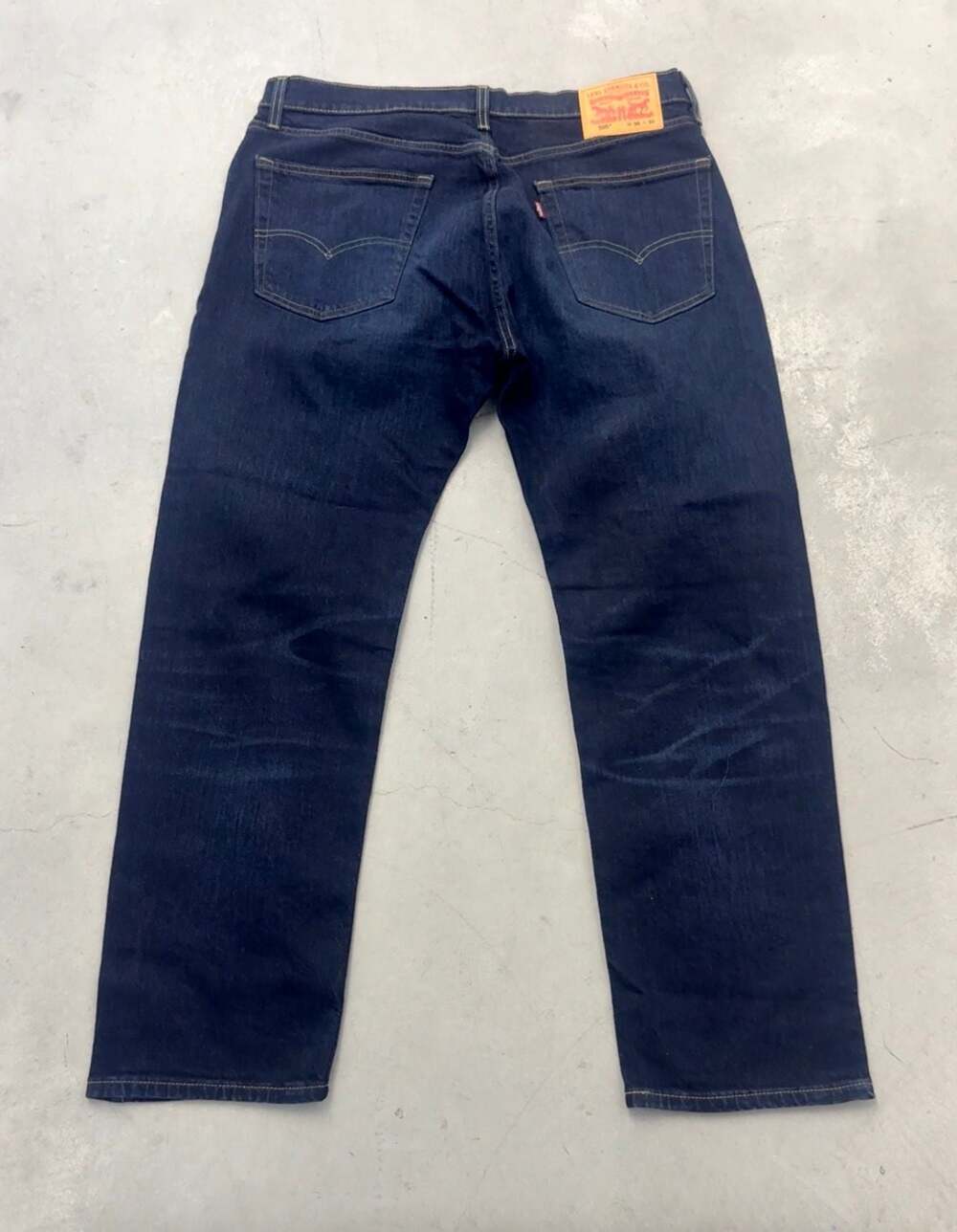 Levi's 505 Regular Fit Men's Jeans Dark Wash Blue Denim Size 36x30 NWT